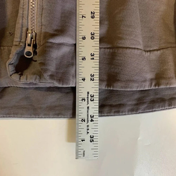 Prairie Underground Womens Long Cloak Distressed Full Zip Hoodie in Tunnel SZ XS - Picture 14 of 14